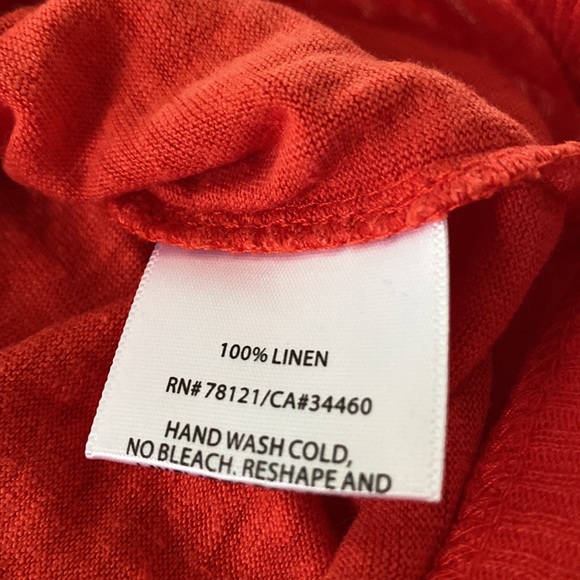 Eileen Fisher Linen Button Shirt - Picture 6 of 8